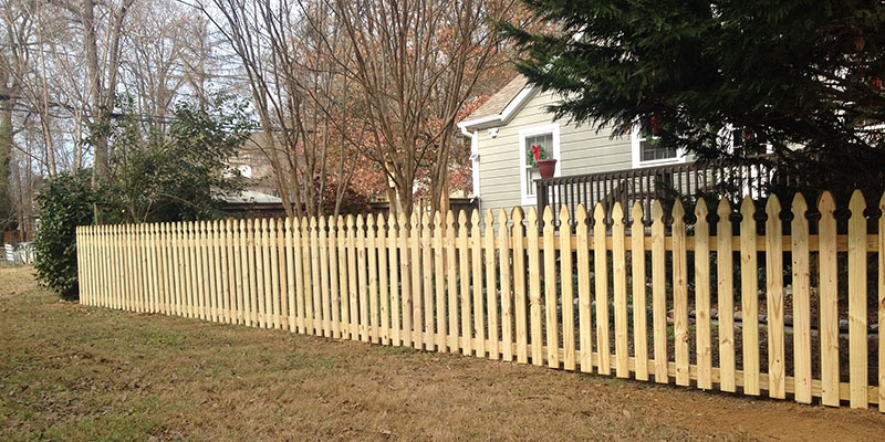 Wood Fence in Matthews, North Carolina