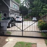Black Aluminum Fence in Lake Norman, North Carolina